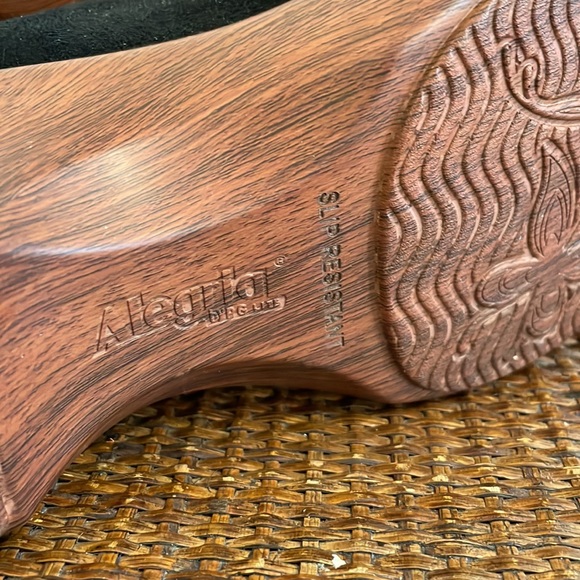 New Alegria by PG Lite Rosie Black Vegan Suede Sandals, Size 40 - Picture 8 of 9